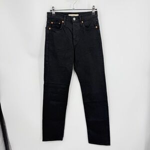 Levi's Women's High Rise Wedgie Straight Jeans - Black